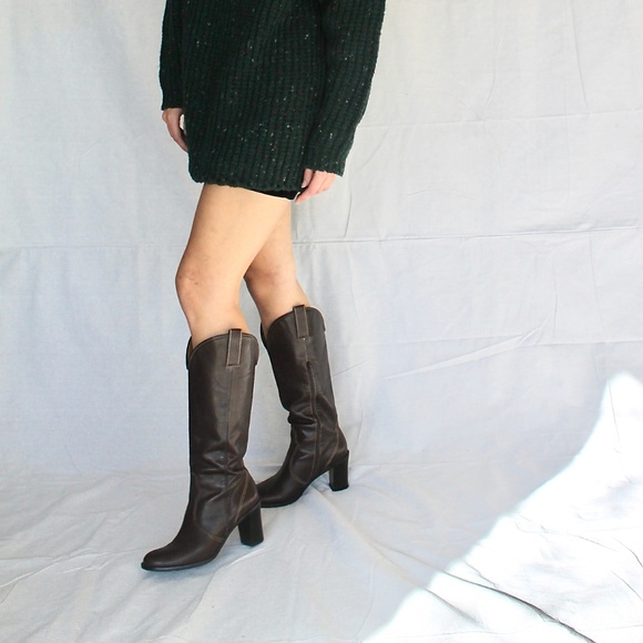 🌐 Genuine Leather Franco Sarto Western boots 7.5 - Picture 3 of 8